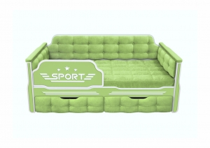 Кровать "Спорт" с 2-мя ящиками